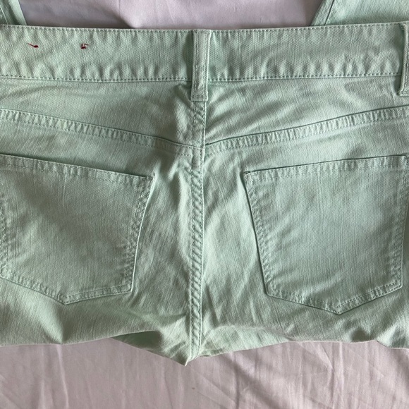 Talbots Signature Slim Crop Jeans in Mint - Picture 3 of 3